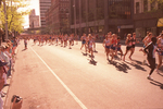 Bloomsday runners on Riverside Avenue in 1989 by Eastern Washington University