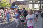Bloomsday runners in front of River Park Square in 1989 by Eastern Washington University