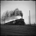 Milwaukee Railroad steam locomotive near Liberty Lake, Washington by Thomas S. Kreutz