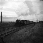 Milwaukee Railroad steam locomotive near Grand Junction, Idaho by Thomas S. Kreutz