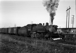Northern Pacific Railroad steam locomotive near Trentwood, Washington by Thomas S. Kreutz