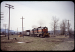Spokane International Railroad diesel locomotive near Sandpoint, Idaho by Thomas S. Kreutz