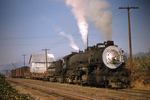 Southern Pacific Transportation Company steam locomotive near Yoncalla, California by Thomas S. Kreutz