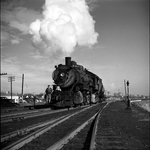 Union Pacific Railroad steam locomotive near Spokane, Washington by Thomas S. Kreutz
