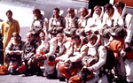 Group portrait of North Cascades smokejumpers with Nikolai Andreev by unknown