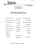 Piano Recital