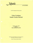 Tyler Coulston Senior Guitar Recital