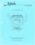James Marshall Junior Viola Recital by James Marshall, Rachelle Ventura, and Cristian Garcia