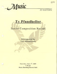 Ty Pfundheller Senior Composition Recital