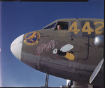 Cockpit exterior of 555th Parachute Infantry troop carrier by United States. Army Air Forces