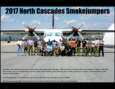 Airborne Hot Shot Fire Crew Washington Smokejumpers North Cascades Nat'l Park Gr 