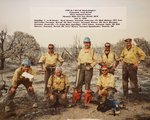 Members from Region-4 Panguitch, Utah Pre-Position Detail at fire site, 1996 by unknown