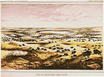 Herd of bison, near Lake Jessie by John Mix Stanley; Sarony, Major & Knapp, Lithographers; and Thomas H. Ford, Printer