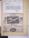 Publicity for Virginia Harper and Millie Shinn's participation in the 1964 All Women's Transcontinental Air Race by unknown