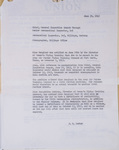 Civil Aeronautics Authority memo on Millie (Berglund) Shinn's transfer to the Women's Flying Training Program by J. H. Doster and Civil Aeronautics Administration