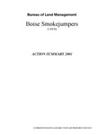 Boise Smokejumpers action summary, 2001 by Boise Smokejumpers