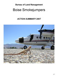 Boise Smokejumpers action summary, 2007 by Boise Smokejumpers