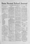 State Normal School Journal, October 9, 1919