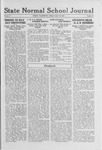 State Normal School Journal, May 20, 1921