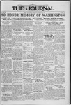 State Normal School Journal, February 17, 1932, Vol. 16, No. 16 (misprint) by State Normal School (Cheney, Wash.). Associated Students.