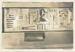 Wall tool board in Turnbull Refuge shop by unknown