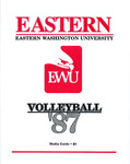 1987 Eastern Washington University volleyball media guide by Eastern Washington University. Associated Students