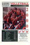 2000 Eastern Washington University volleyball program by Eastern Washington University. Associated Students