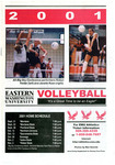 2001 Eastern Washington University volleyball program by Eastern Washington University. Associated Students