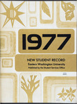 New Student Record, 1977 by Student Services Office. Eastern Washington University
