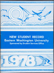 New Student Record, 1978 by Student Services Office. Eastern Washington University